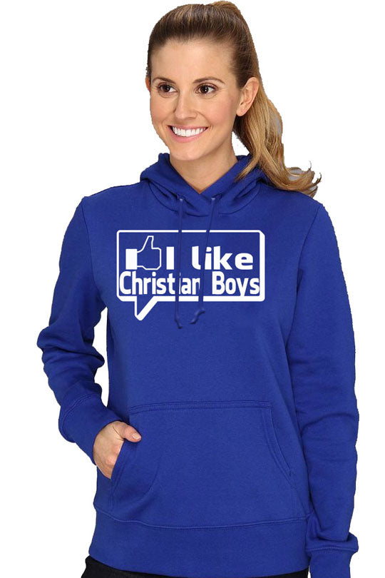 I Like Christian Boys T-Shirt Hooded Sweatshirt
