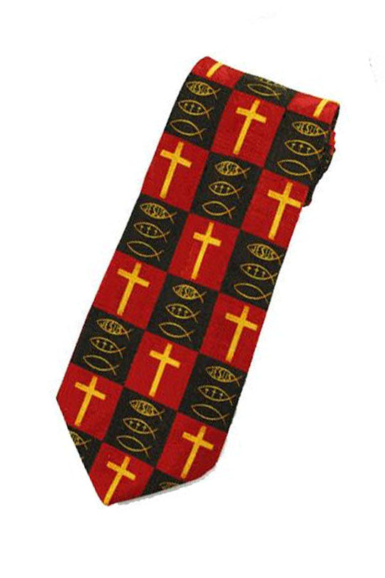 Symbols of Faith Christian Necktie